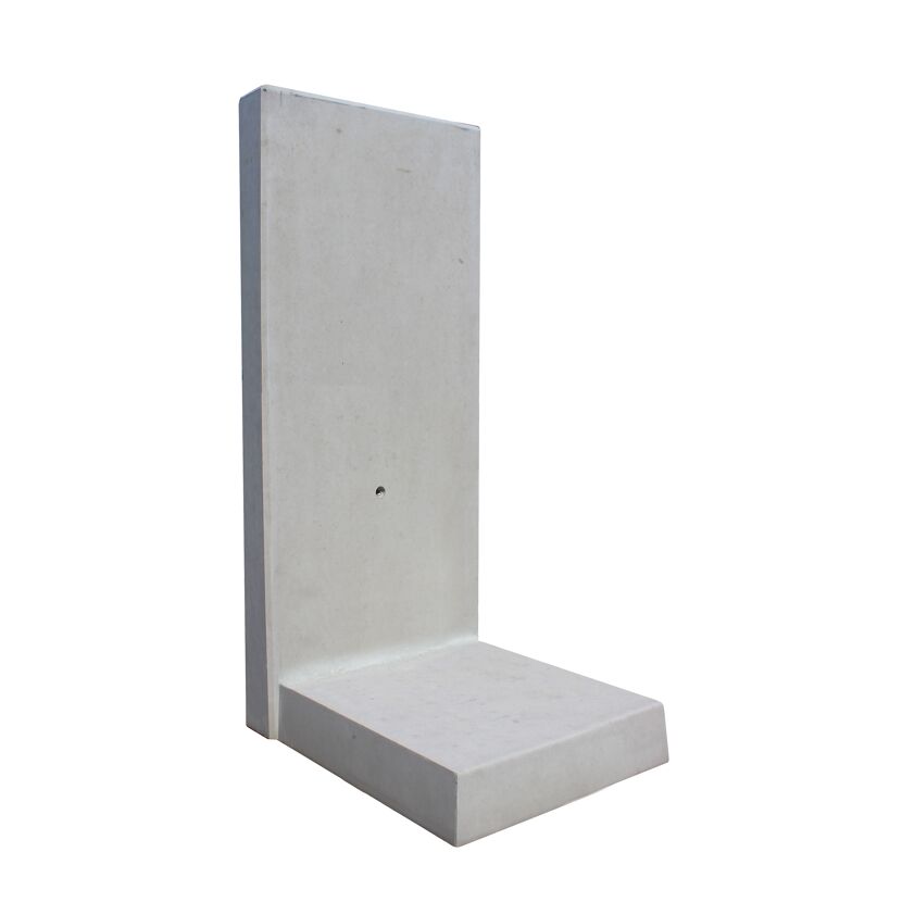L-Stein Beton bewehrt grau 180 x 50 x 100 x 12 cm