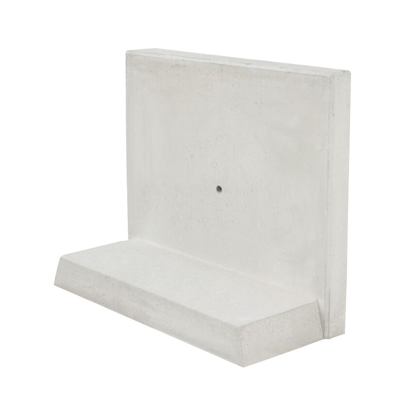 L-förmiger Betonblock