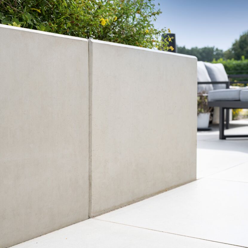 Beet aus Beton