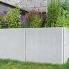 L-Stein Beton bewehrt grau 80 x 100 x 45 x 8 cm