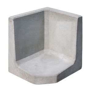 L-Stein Ecke Beton grau 50 x 50 x 50 x 7 cm