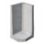 L-Stein Ecke Beton grau 80 x 50 x 50 x 7 cm