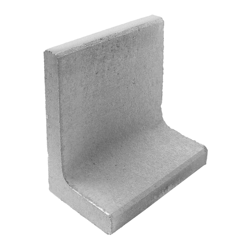 L-Stein Beton grau 40 x 50 x 30 x 7 cm