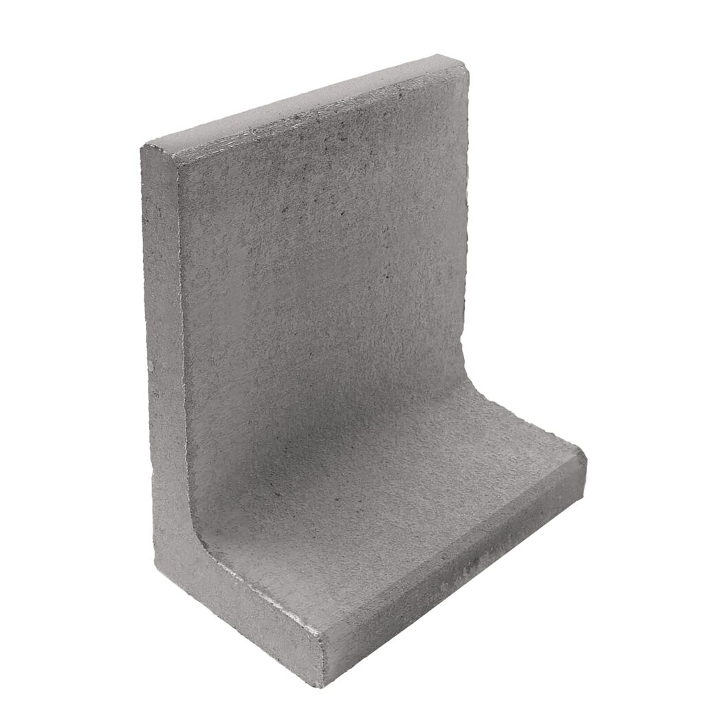 L-Stein Beton grau  50 x 50 x 30 x 7 cm