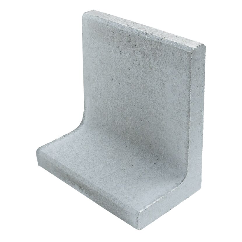 L-Stein Beton grau 60 x 50 x 40 x 7 cm