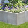L-Stein Ecke Beton grau 60 x 40 x 40 x 7 cm