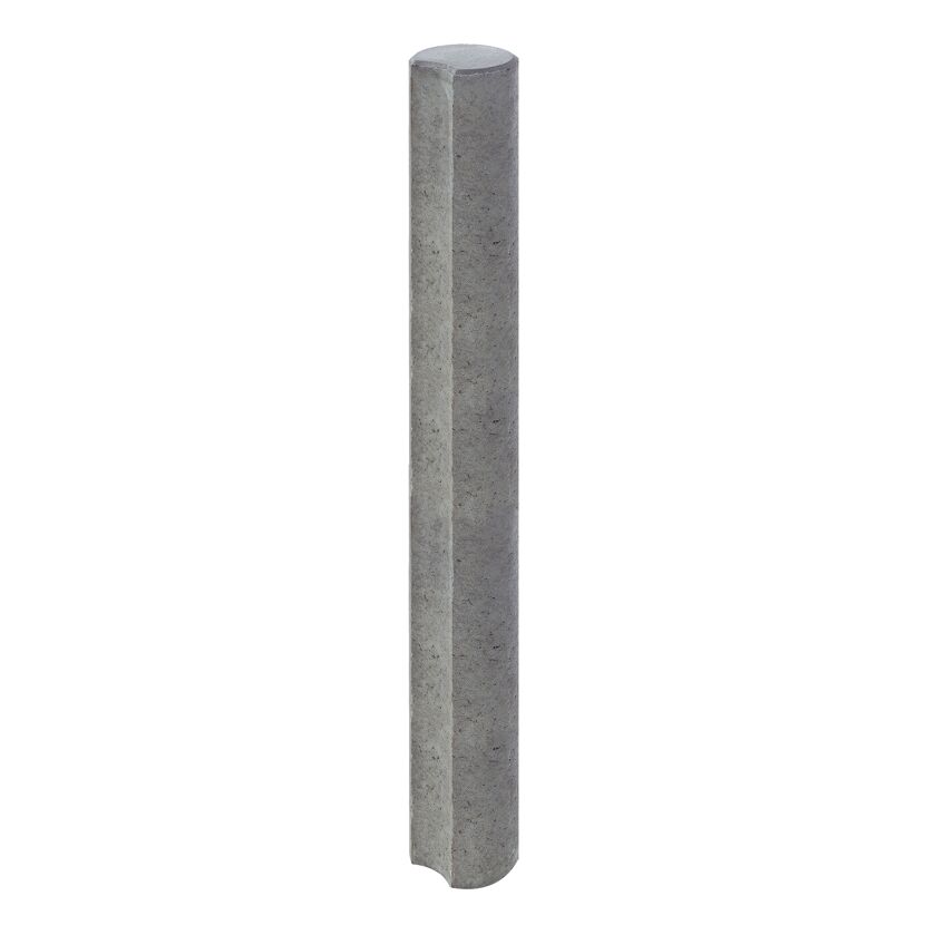 Graue Betonpalisade