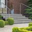 Winkelstufe Beton grau 110 x 32 x 18 cm