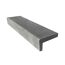 Winkelstufe Beton grau 140 x 32 x 18 cm