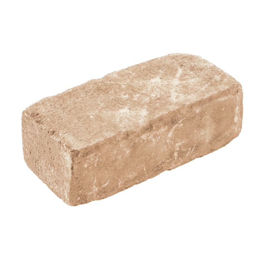 Mauerstein 'T-Wall Aged Big' Beton sandsteinfarben 42 x 21 x 14 cm