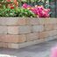 Mauerstein 'T-Wall Aged Big' Beton sandsteinfarben 42 x 21 x 14 cm
