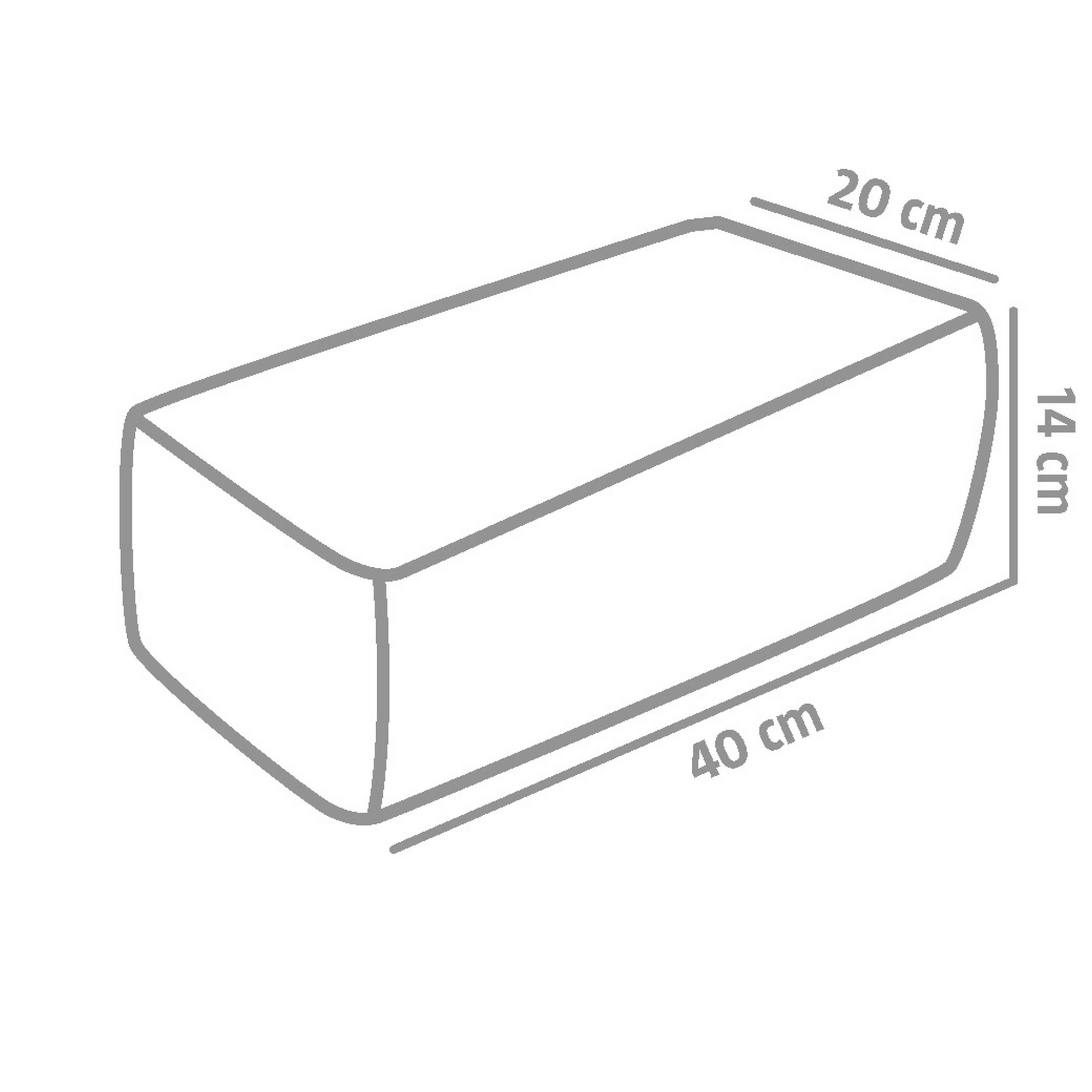 Mauerstein 'Verona Antik' sandstein-nuanciert 40 x 20 x 14 cm + product picture