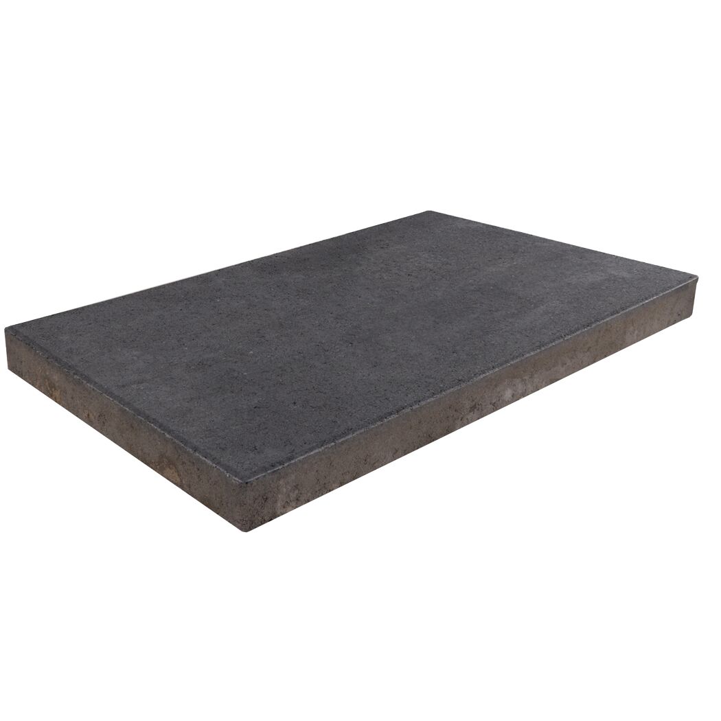 Schwarze Betonplatte