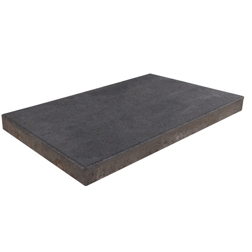 Schwarze Betonplatte