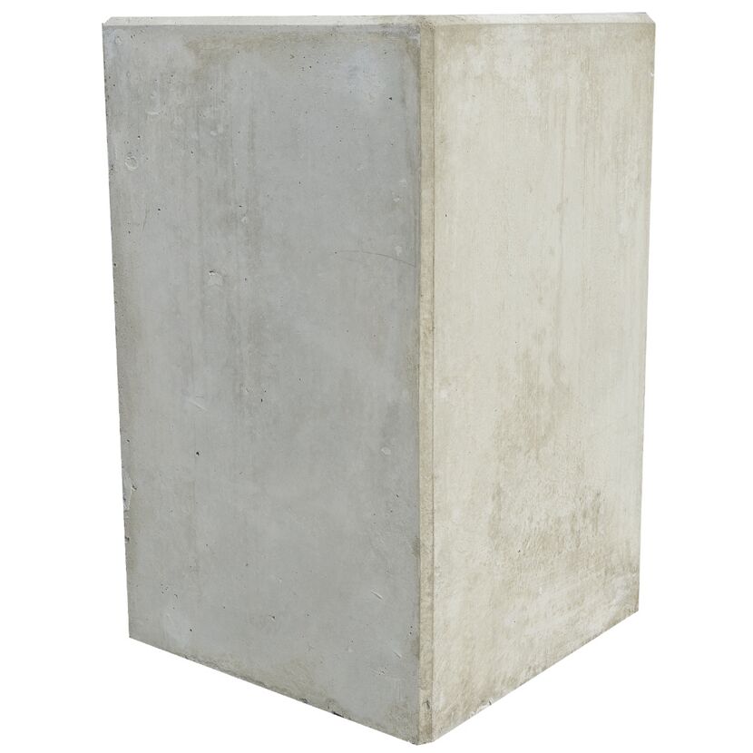 Grauer Beton Stützwinkel