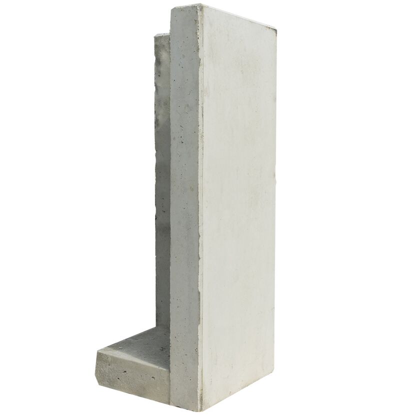 Grauer Stützwinkel aus Beton