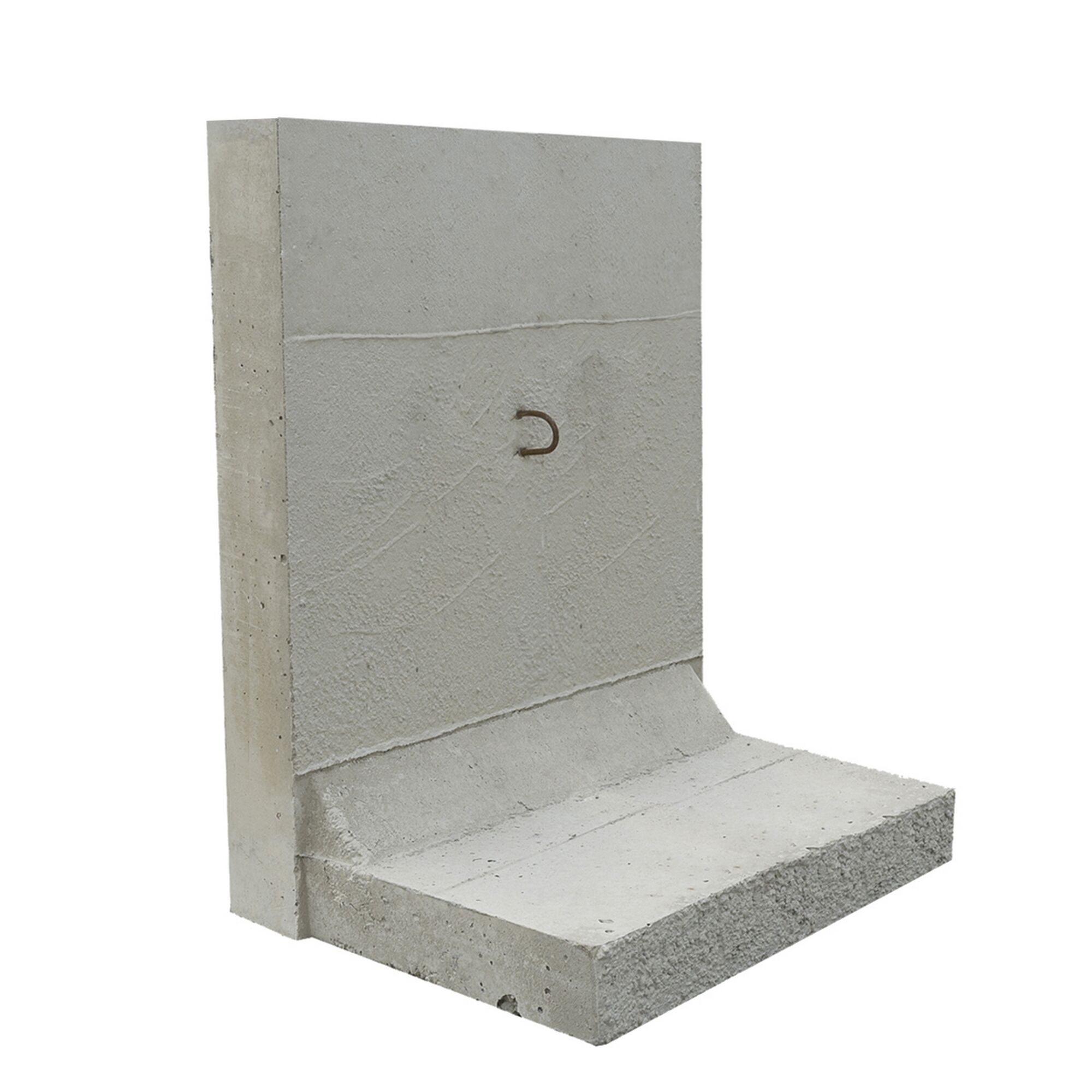 Grauer Betonstützwinkel