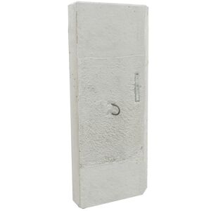 L-Stein Ecke Beton grau 85 x 100 x 155 cm