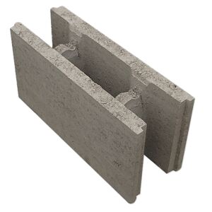 Schalungsstein Beton grau 49,6 x 17,5 x 24,8 cm