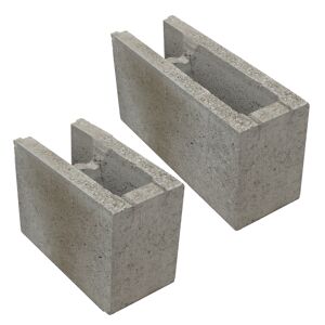 Anfangs- und Endstein-Set 50 x 24 x 25 cm und 25 x 24 x 25 cm