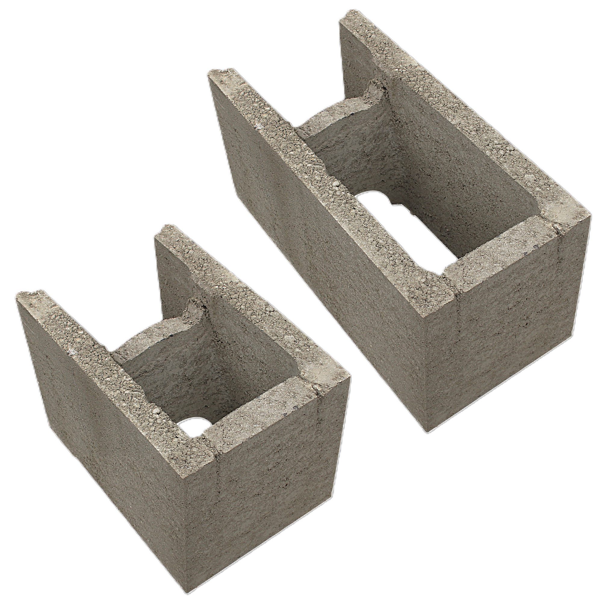 Schalungsstein Beton grau 49,6 x 30 x 24,8 cm