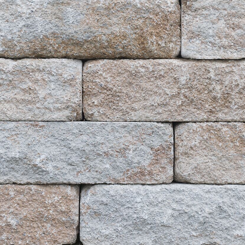 Mauerstein 'Anzio Antik' sandsteinfarben 50 x 18 x 15 cm