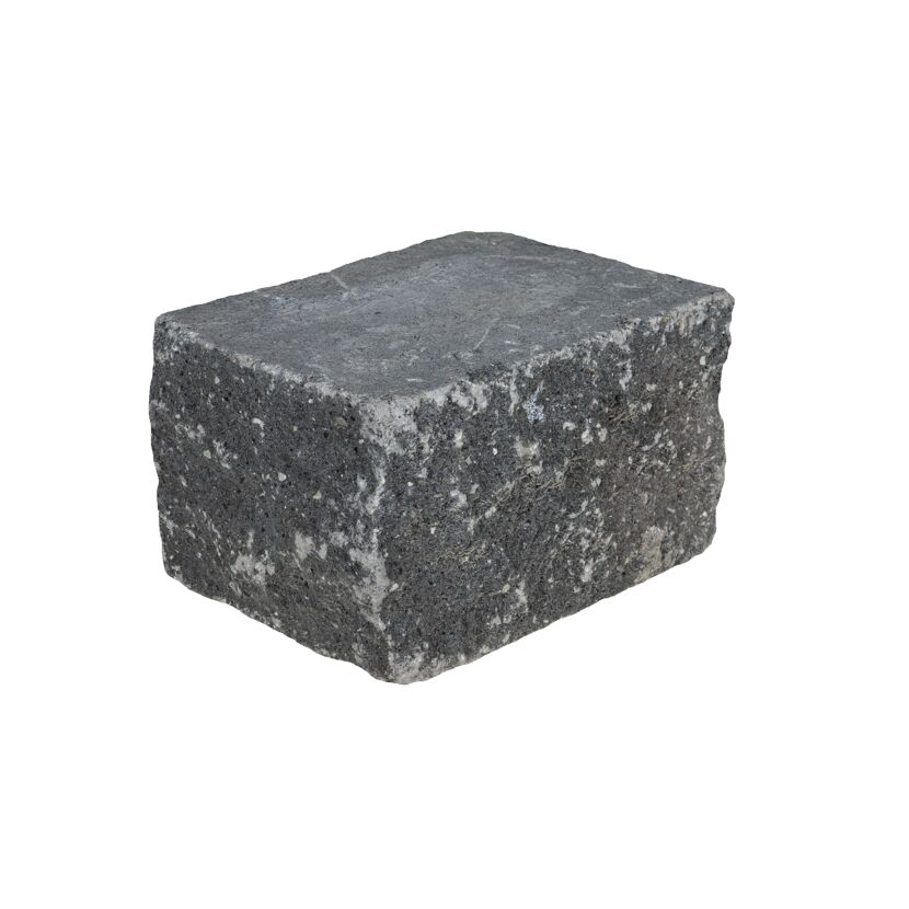 Mauerstein 'Anzio Antik' anthrazit 25 x 18 x 15 cm