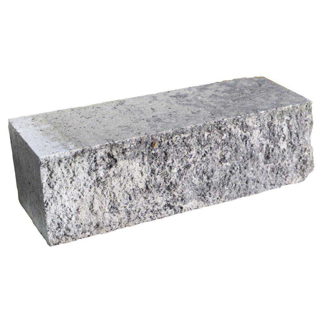 Mauerstein 'Anzio Light' grau/anthrazit 50 x 18 x 15 cm
