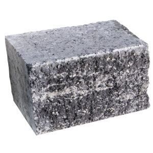Mauerstein 'Anzio Light' grau/anthrazit 25 x 18 x 15 cm