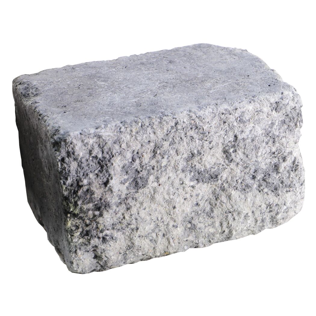 Mauerstein 'Anzio Antik' grau/anthrazit 25 x 18 x 15 cm