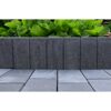 Palisade 'Palibord Lima' anthrazit 50 x 25 x 6 cm
