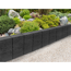 Palisade 'Palibord Tulo' anthrazit 50 x 30 x 6 cm