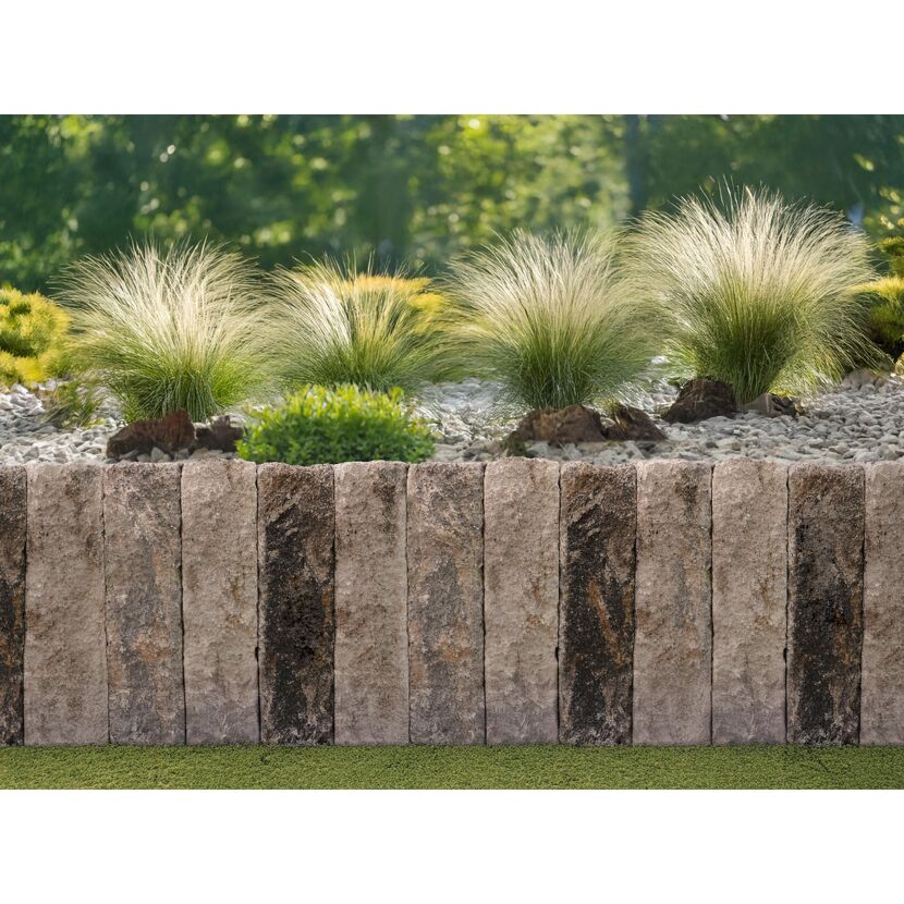 Palisade 'Anzio' muschelkalkfarben 50 x 18 x 15 cm