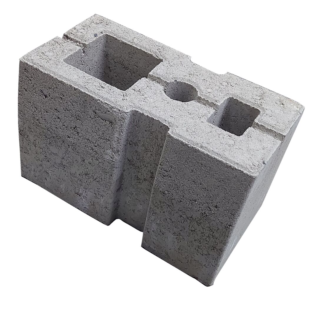 Fundamentstein 'Universal' grau 32 x 18 x 20 cm