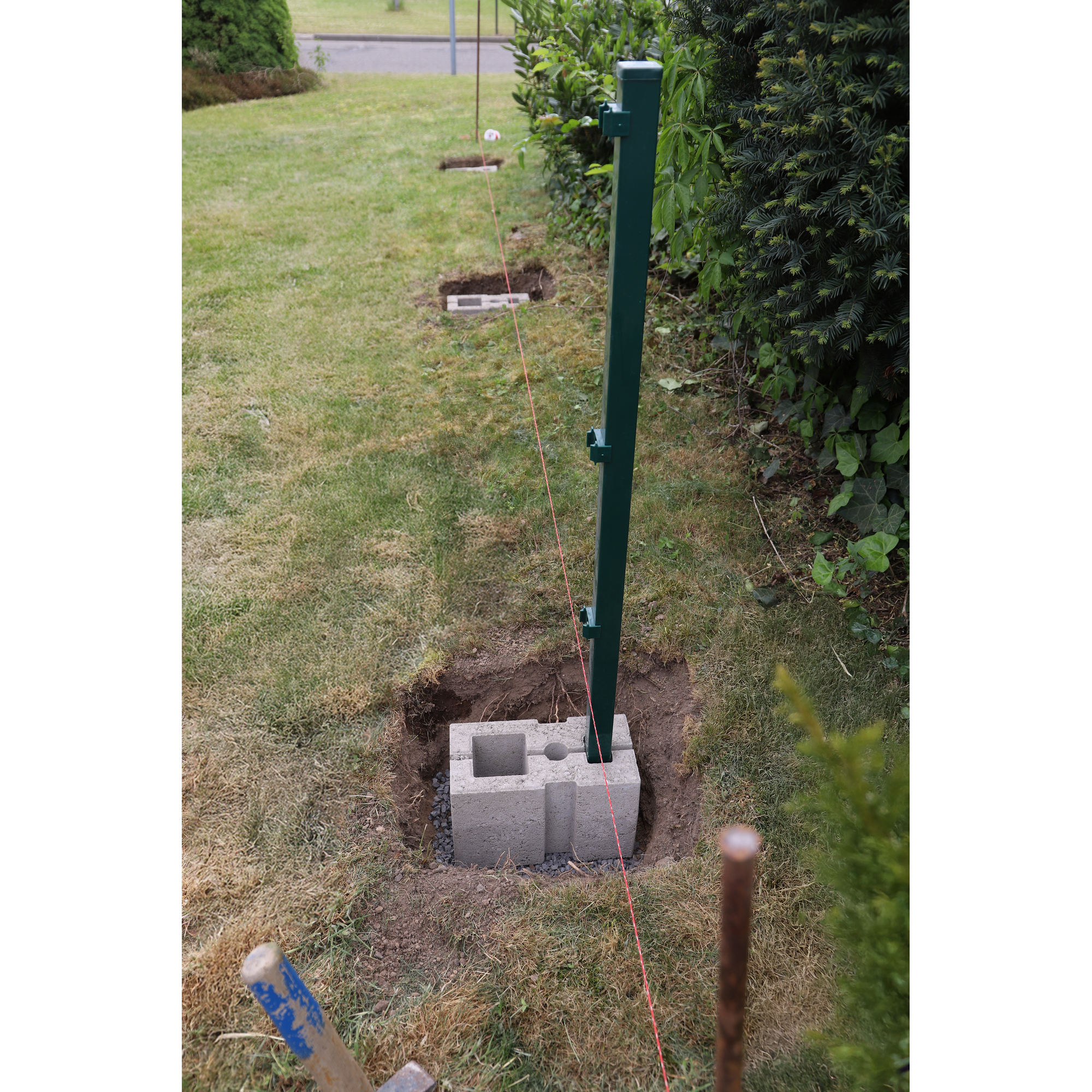 Fundamentstein 'Universal' grau 32 x 18 x 20 cm