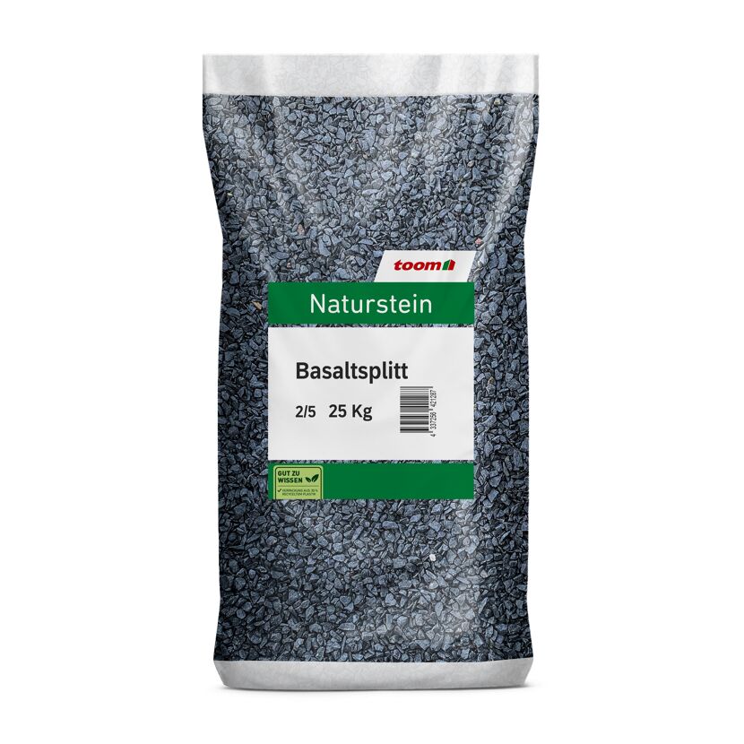 Basaltsplitt anthrazit 2/5 mm 25 kg