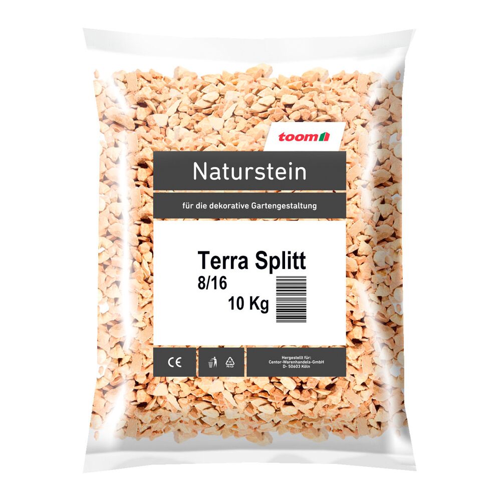 10 kg Terra Splitt Naturstein 8/16 mm