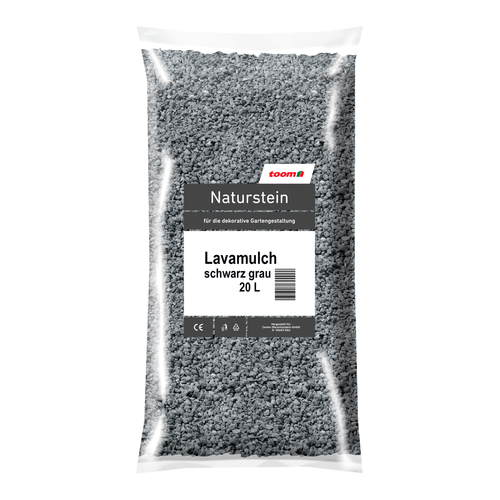 Lavamulch grau/schwarz + product picture