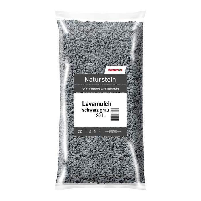 Toom Lavamulch 20 L Schwarz Grau ǀ Toom Baumarkt