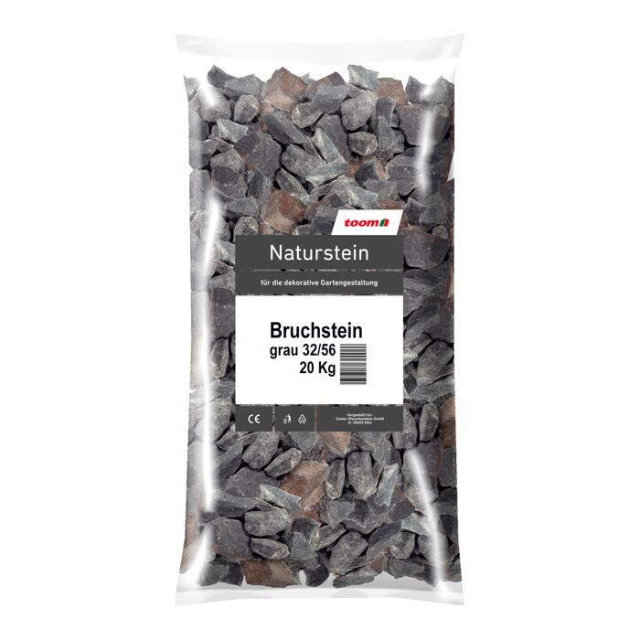 toom Bruchstein 32/56 20 kg grau ǀ toom Baumarkt