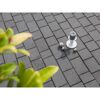 Graue Pflasterung T-Place Style mit Deko
