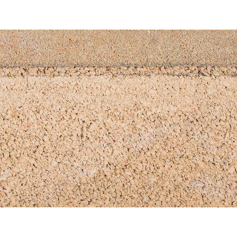 Nahaufnahme einer sandfarbenen Mauer