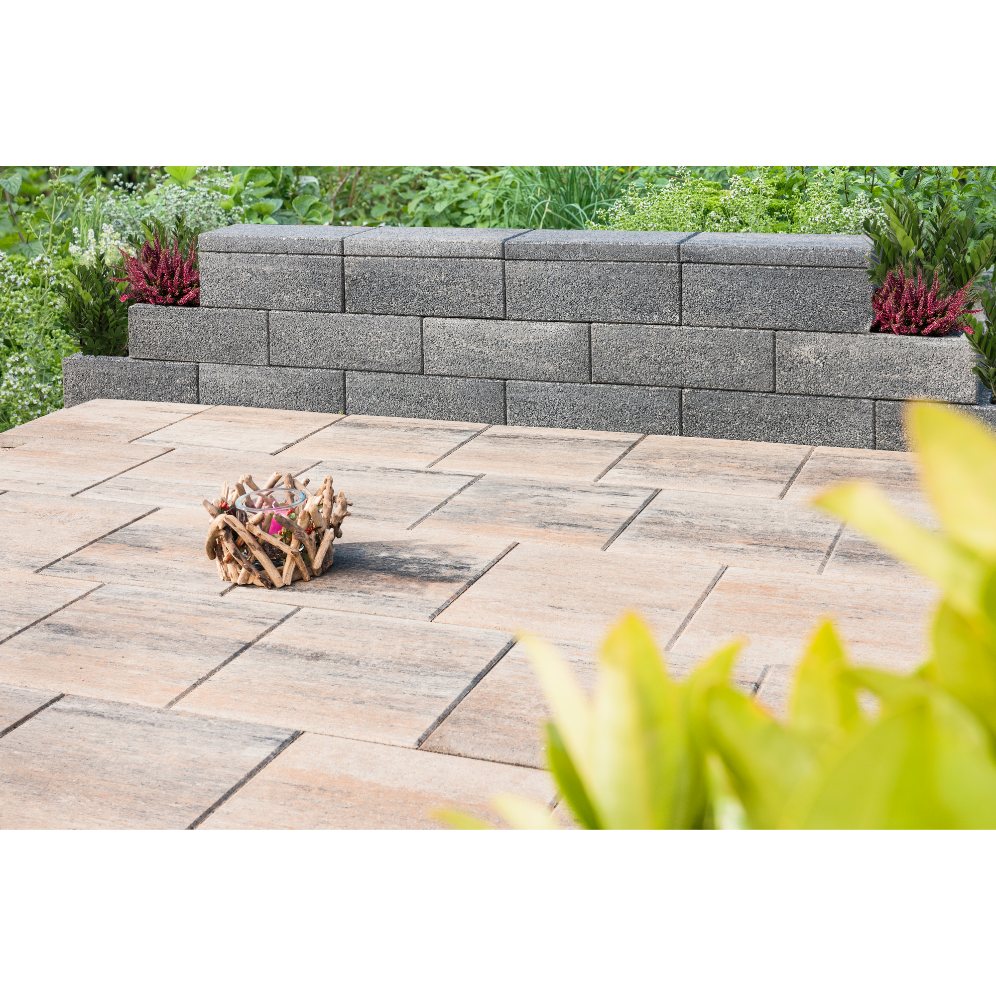 Mauerstein 'T-Wall Trend Eco' 225 x 165 x 450 mm grau + product picture