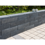 Verkleinertes Bild von Mauerstein 'T-Wall Trend Eco' Beton grau 45 x 22,5 x 16,5 cm