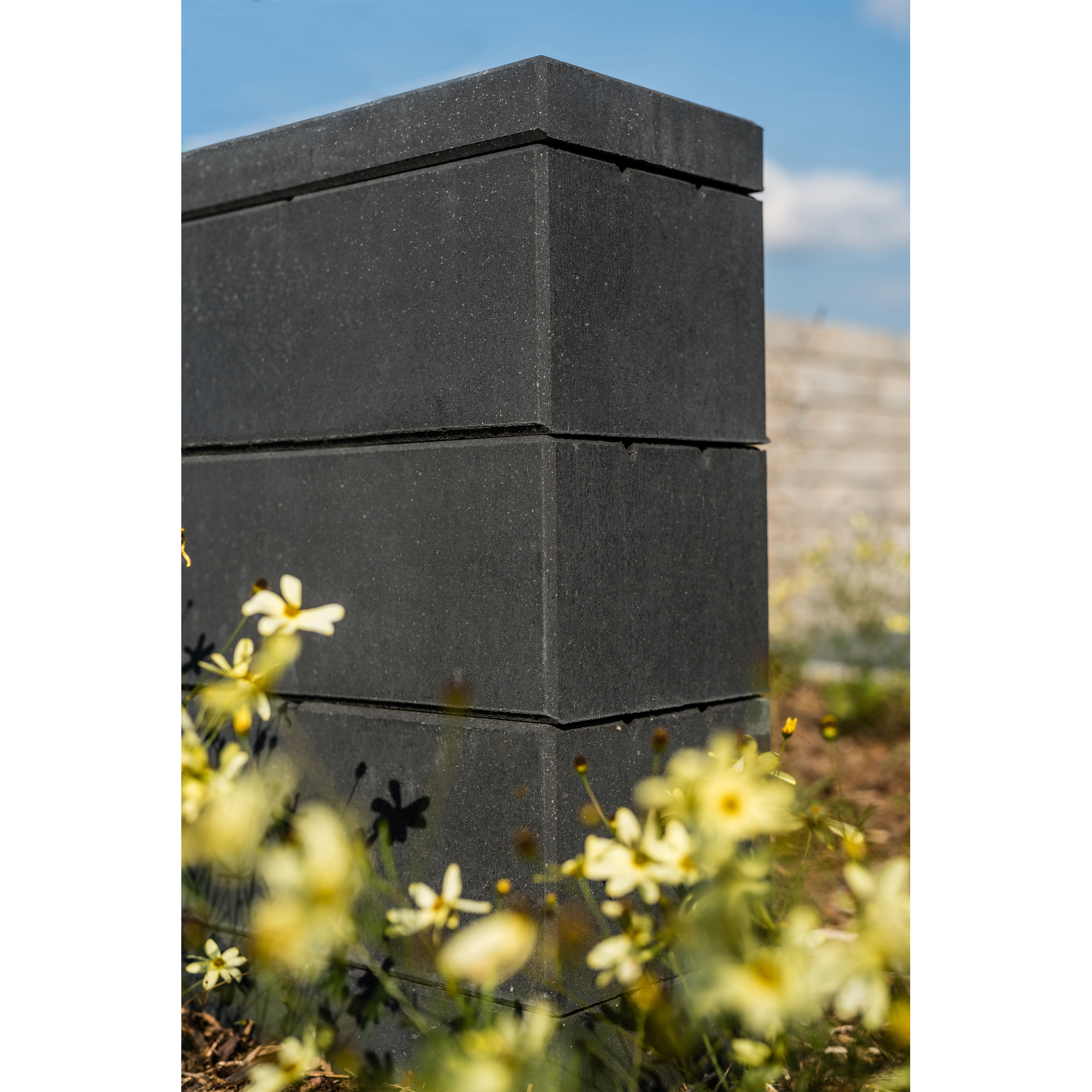 Mauerstein 'T-Wall Trend' Beton grau 45 x 22,5 x 16,5 cm + product picture