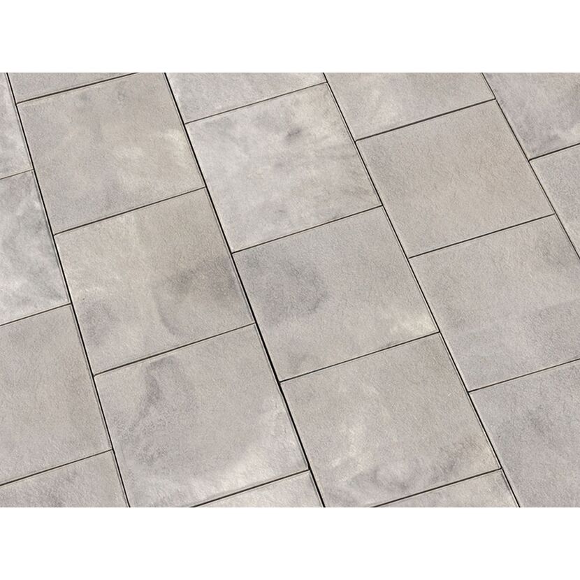 Graue quadratische Betonplatten