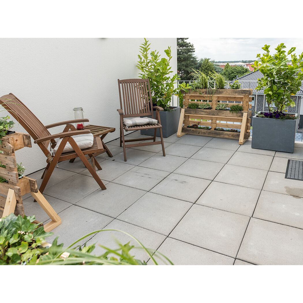 Betonplatte grau 50 x 50 x 5 cm