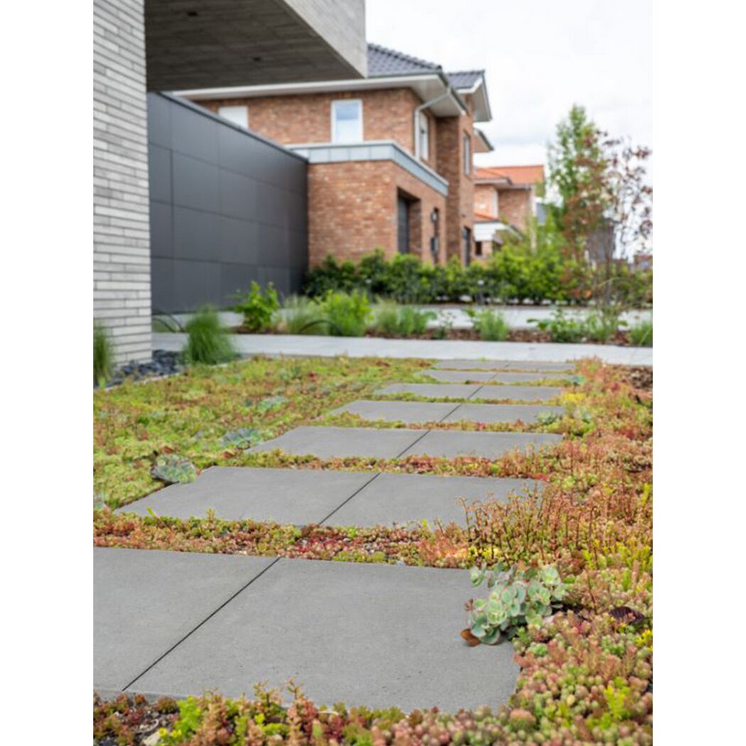 Betonplatte grau 30 x 30 x 4 cm
