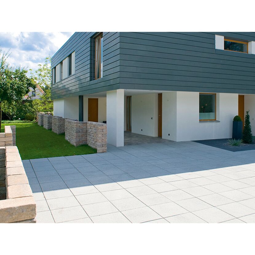 Betonplatte grau 40 x 40 x 4 cm