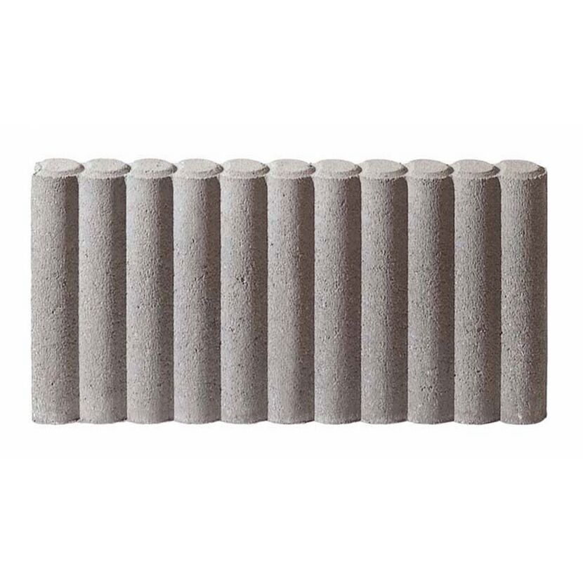 Palisadenbordstein Beton grau 50 x 25 x 6 cm